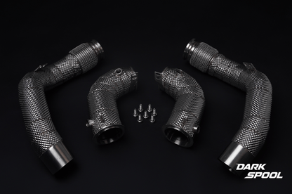 Downpipe BMW M5 F90 / M8 F9X  with heat shield