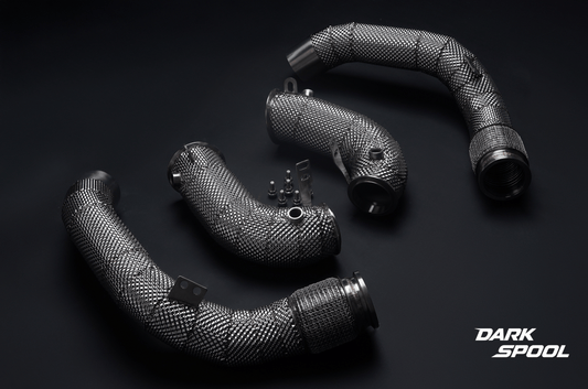 Downpipe BMW M5 F90 / M8 F9X  with heat shield